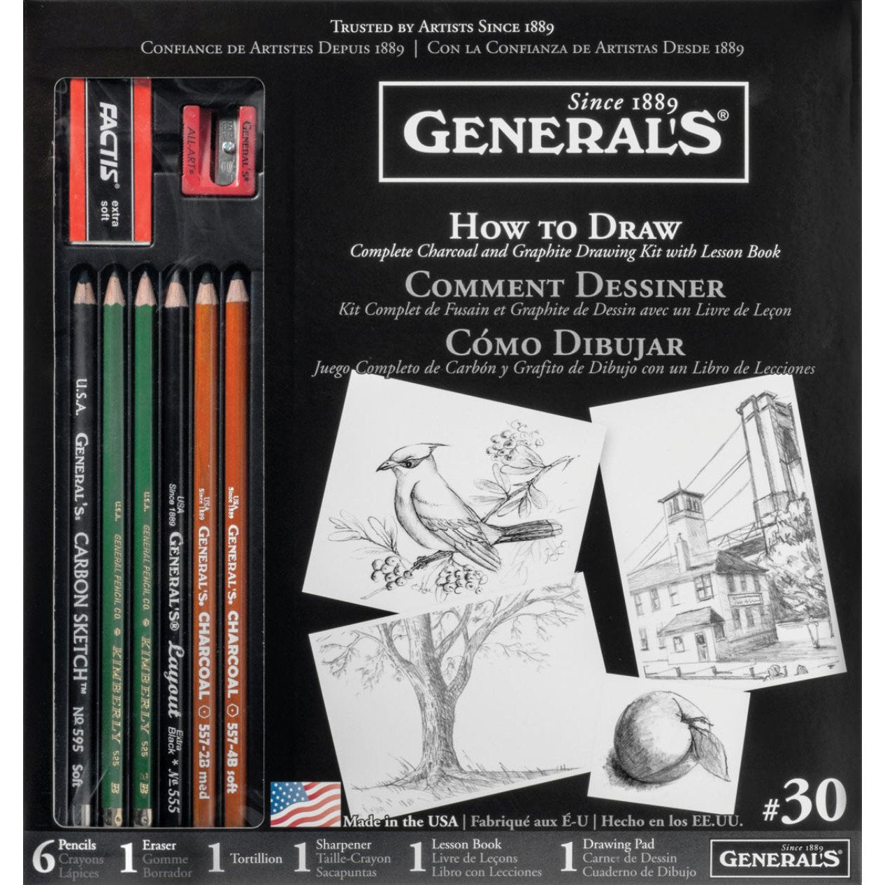 General's Charcoal Drawing Kit #15