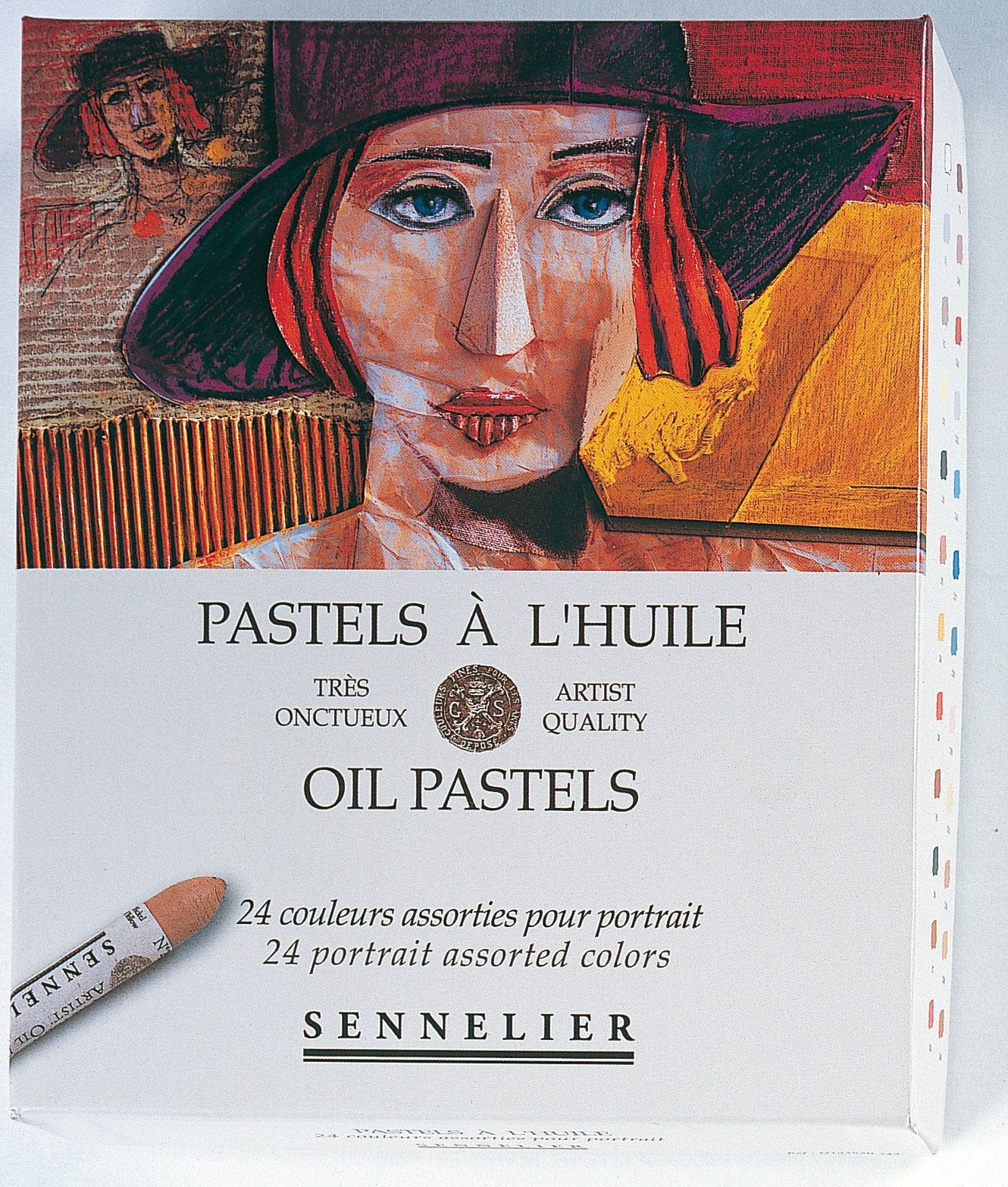Sennelier Oil Pastels Cardboard Box Set of 6 Standard - Assorted