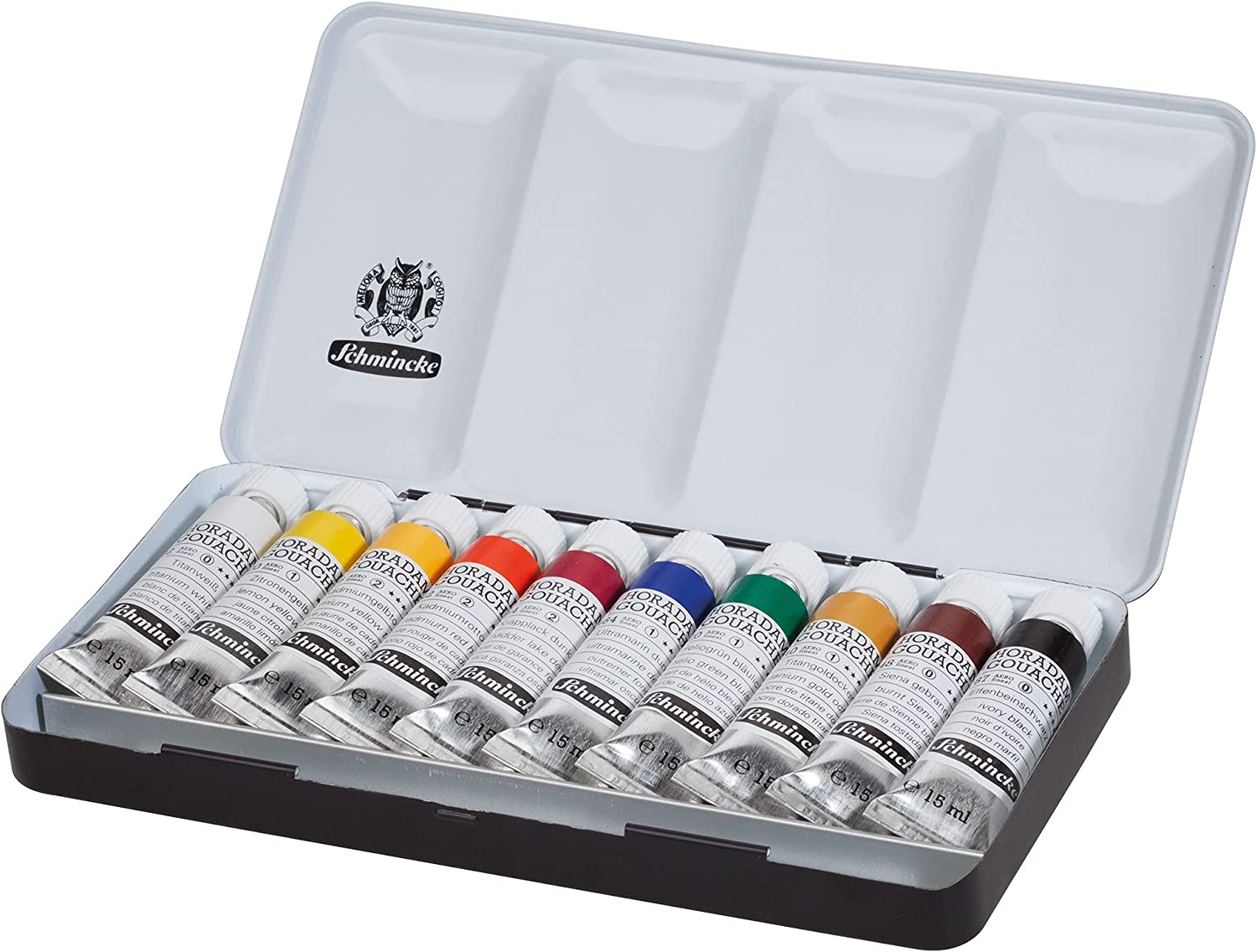 Schmincke Horadam Gouache - Metal Set 10 x 15ml