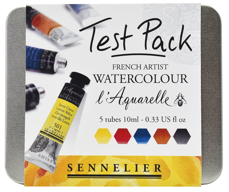 Sennelier French Artists Watercolor Wood Set of 98 - 10ml Tubes